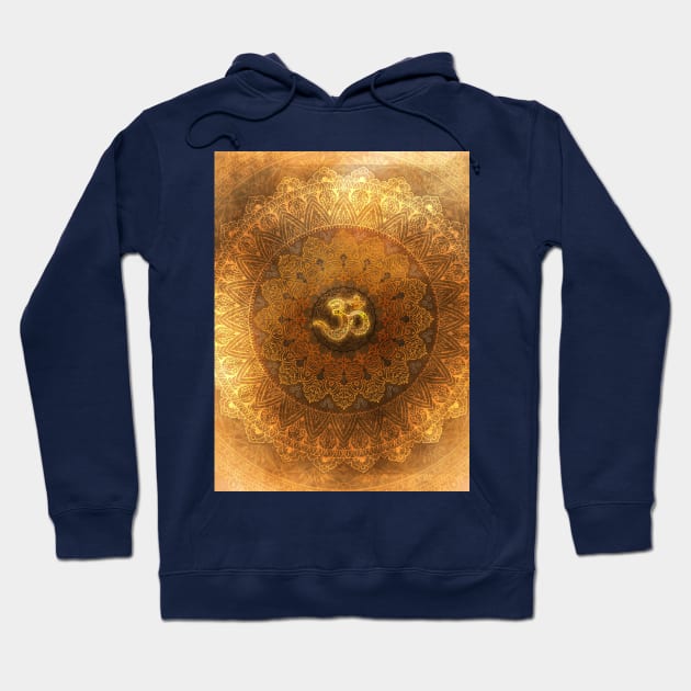 Sage golden OM Hoodie by MCAshe spiritual art 